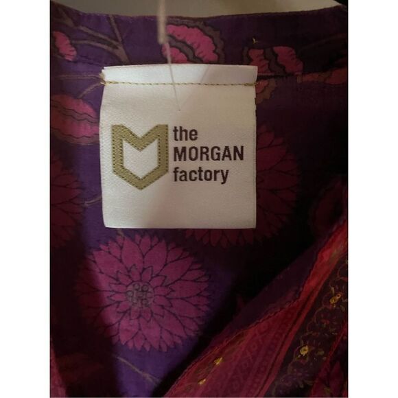 The Morgan factory NWOT handmade, one of a kind mixed media art to wear shirt - Picture 6 of 6